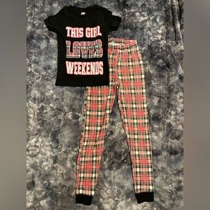 Girls Just Love 2 piece PJ Set (10/12)